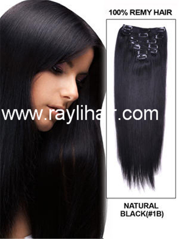 Factory Wholesale Clip on human hair extensions